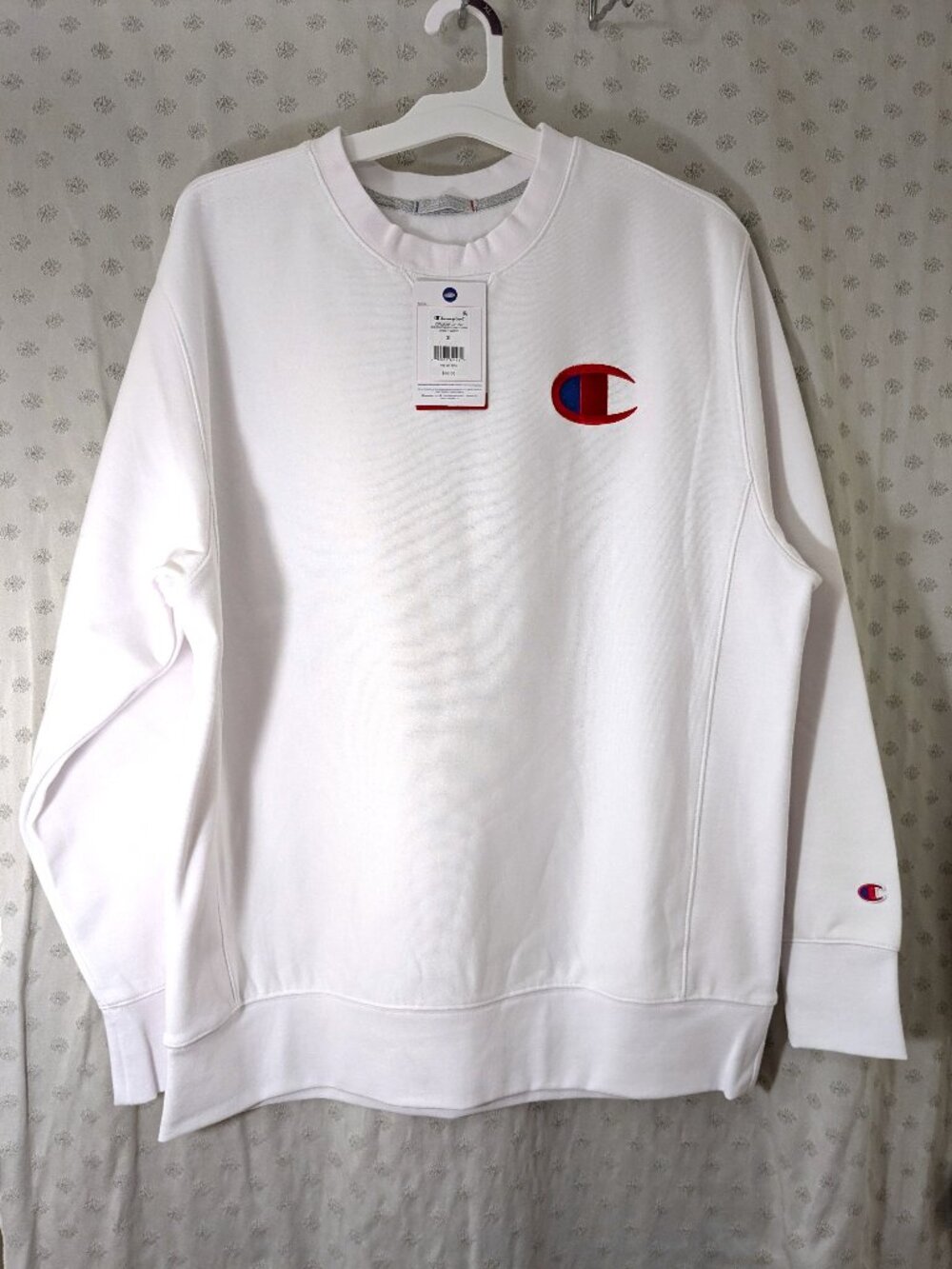 New! Heavyweight Champion XL White Sweatshirt 48-50" Chest